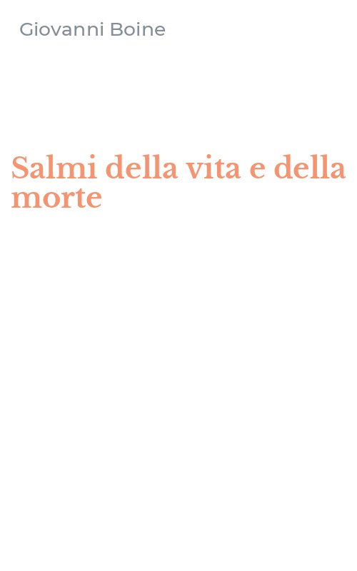 Salmi della vita e della morte