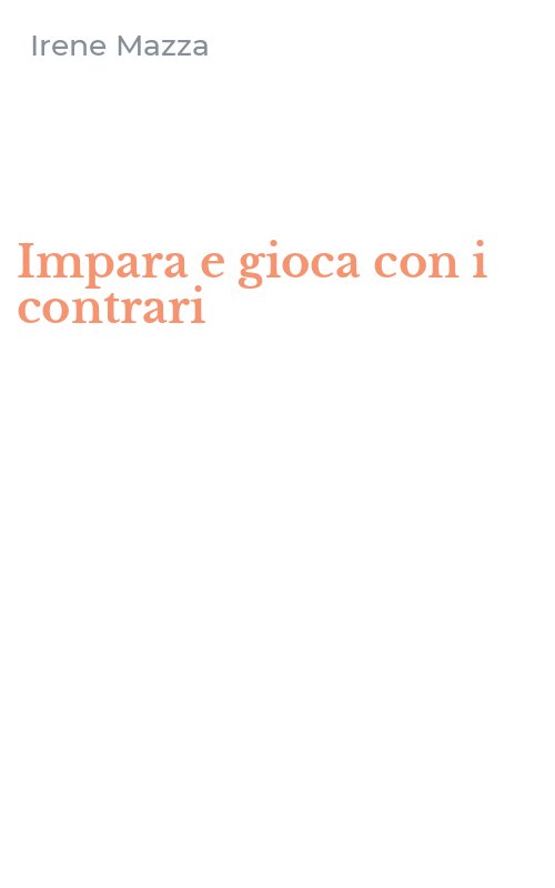 Impara e gioca con i contrari