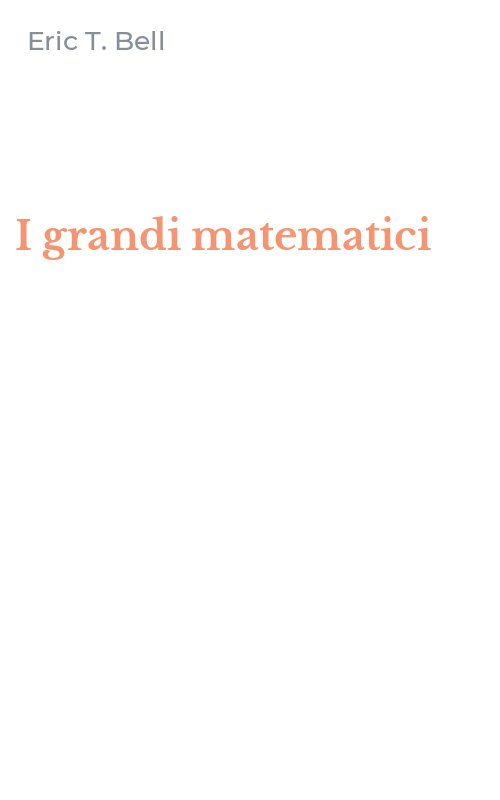 I grandi matematici