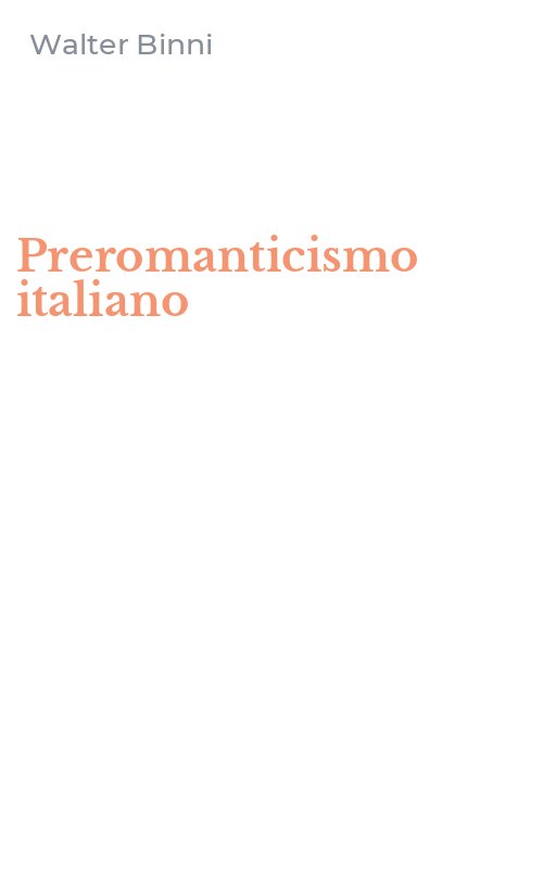Preromanticismo italiano