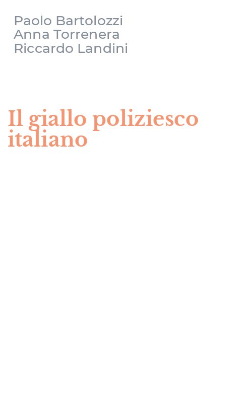Il giallo poliziesco italiano