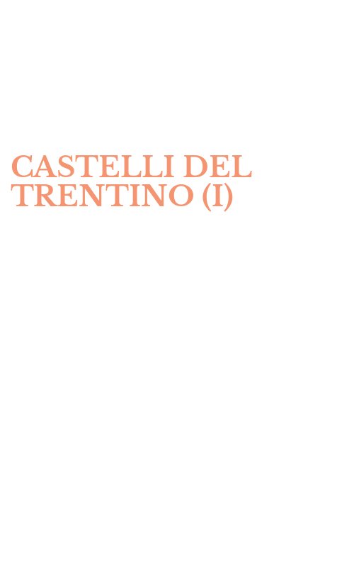 CASTELLI DEL TRENTINO (I)