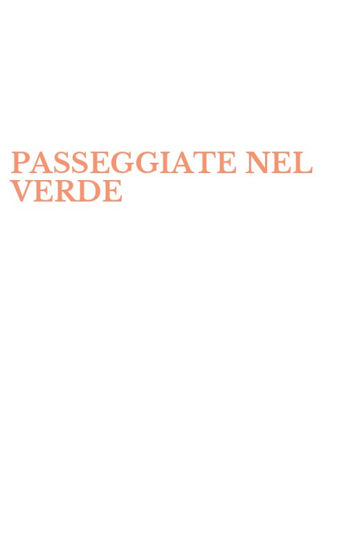 PASSEGGIATE NEL VERDE