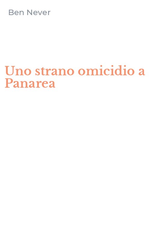 Uno strano omicidio a Panarea