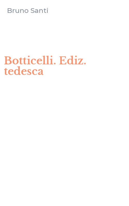 Botticelli. Ediz. tedesca