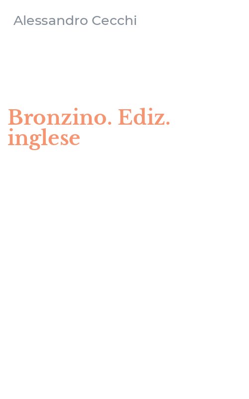 Bronzino. Ediz. inglese