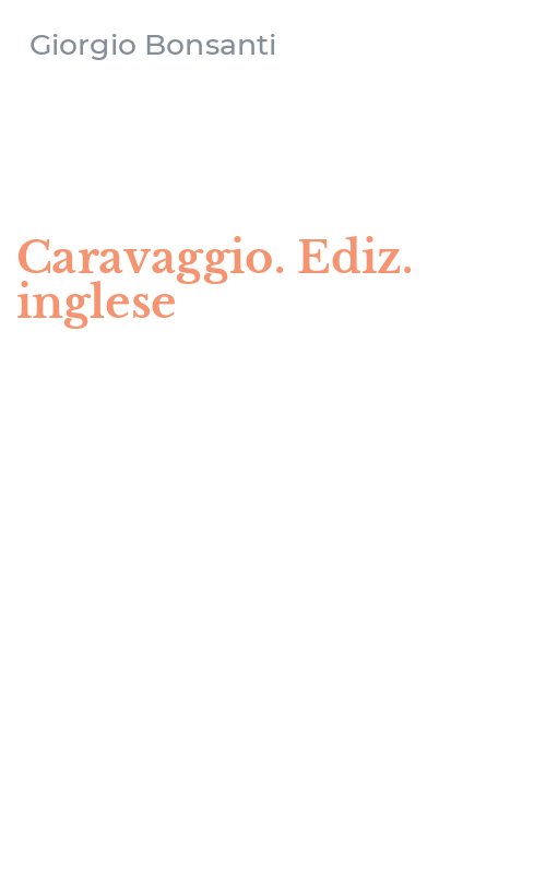 Caravaggio. Ediz. inglese