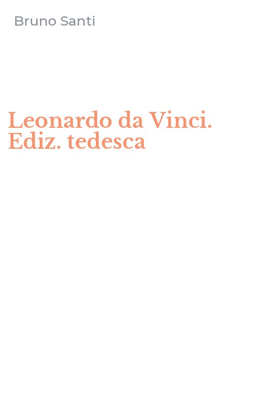 Leonardo da Vinci. Ediz. tedesca