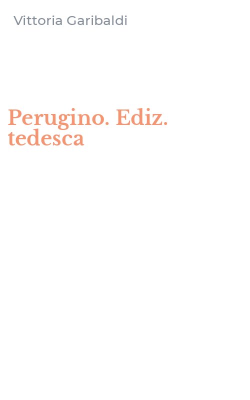 Perugino. Ediz. tedesca