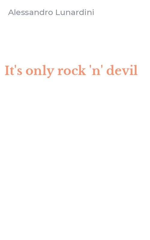 It's only rock 'n' devil