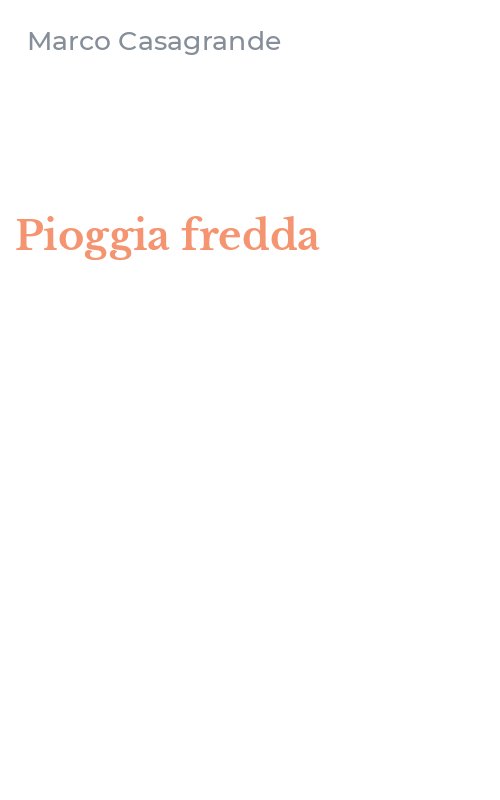 Pioggia fredda
