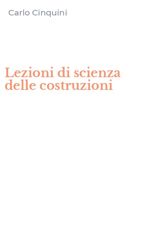 Lezioni di scienza delle costruzioni
