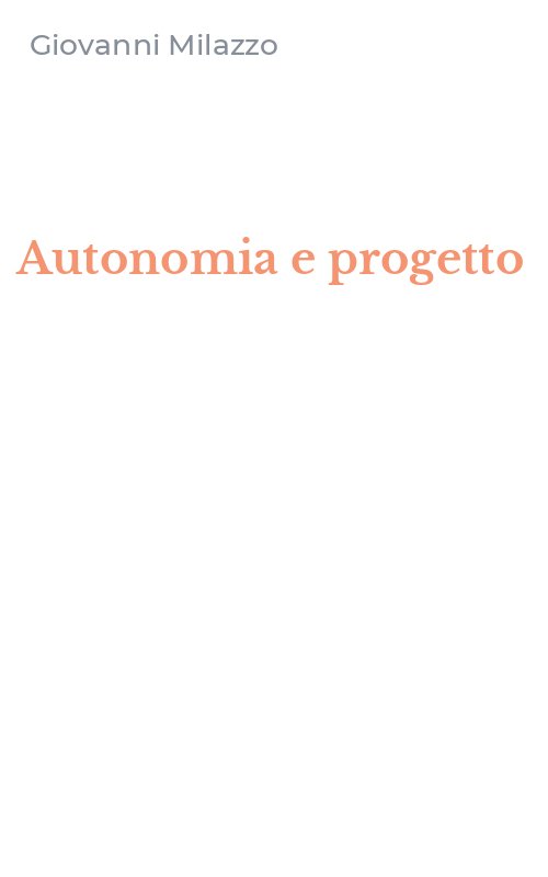Autonomia e progetto