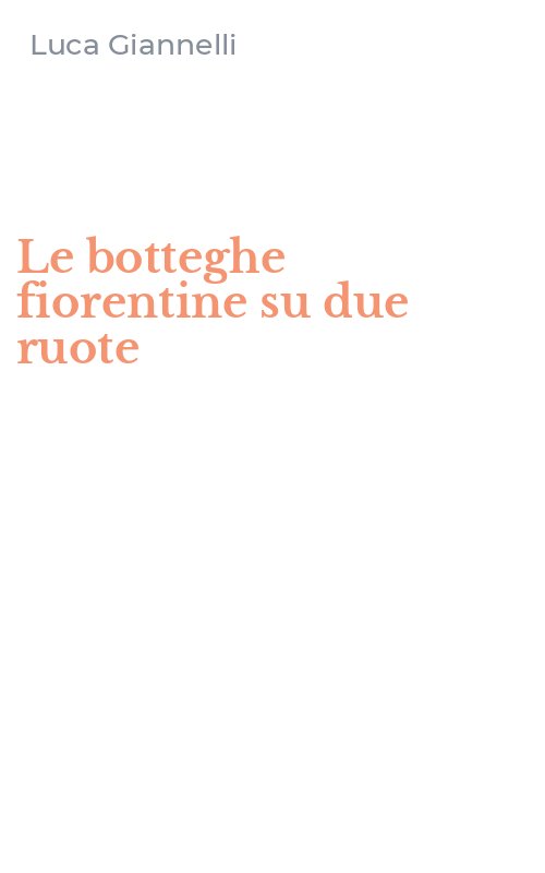 Le botteghe fiorentine su due ruote