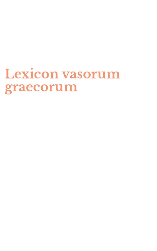 Lexicon vasorum graecorum