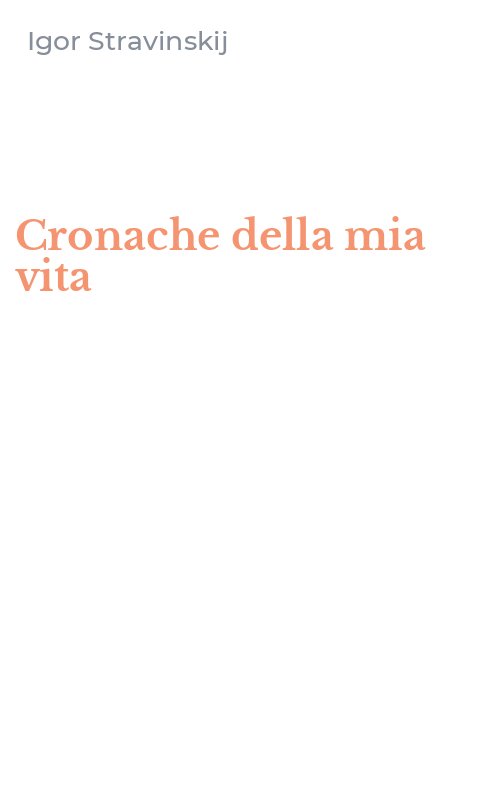 Cronache della mia vita