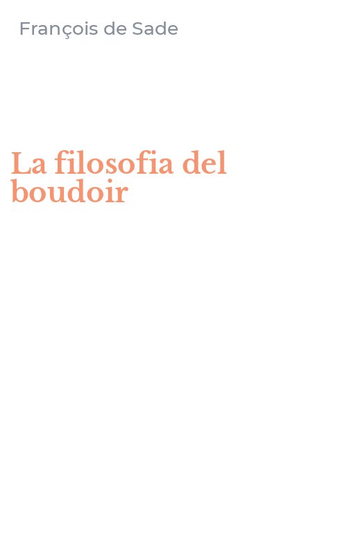 La filosofia del boudoir