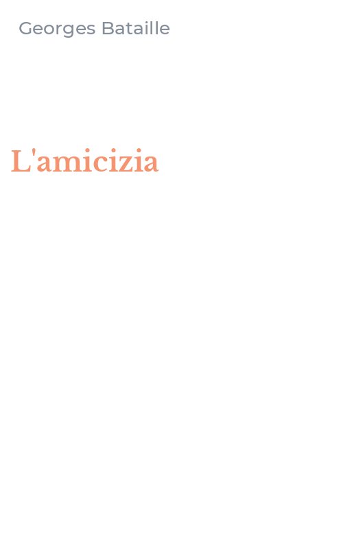 L'amicizia