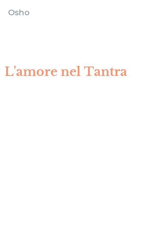 L'amore nel Tantra