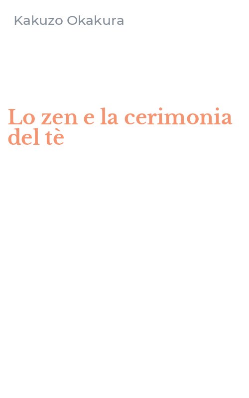 Lo zen e la cerimonia del tè