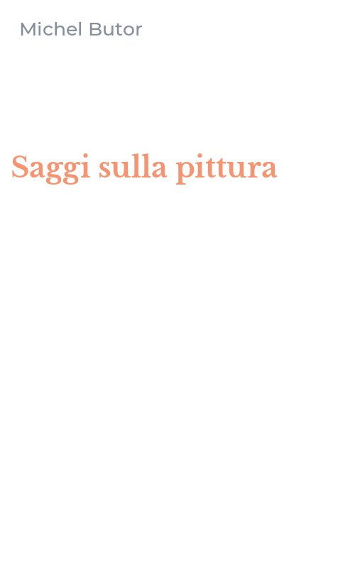 Saggi sulla pittura