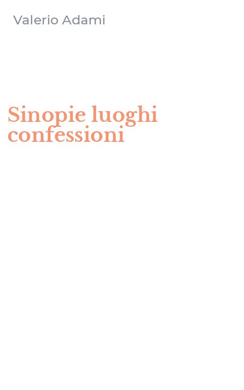 Sinopie luoghi confessioni
