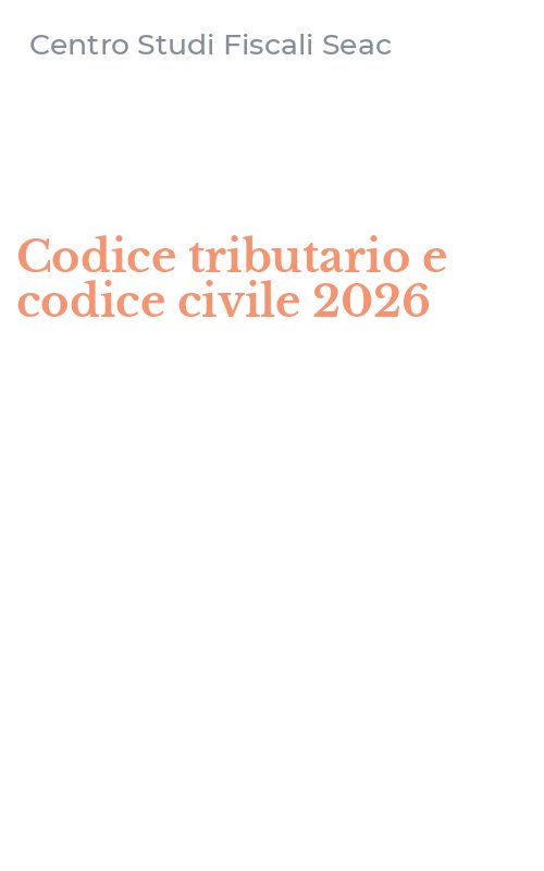 Codice tributario e codice civile 2026