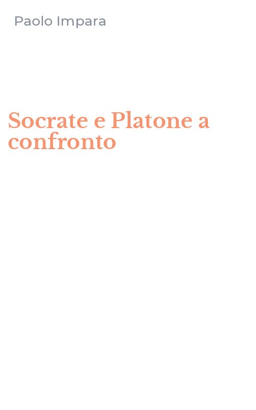 Socrate e Platone a confronto