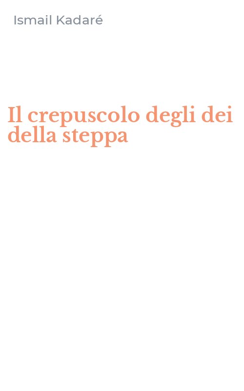 Il crepuscolo degli dei della steppa