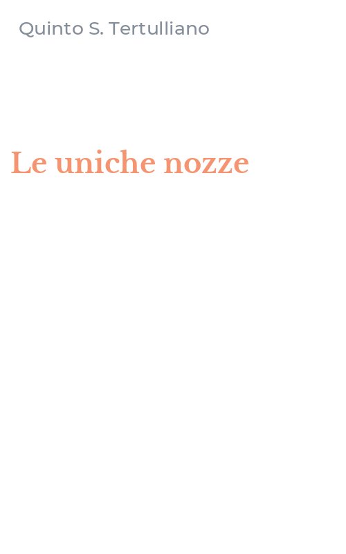 Le uniche nozze
