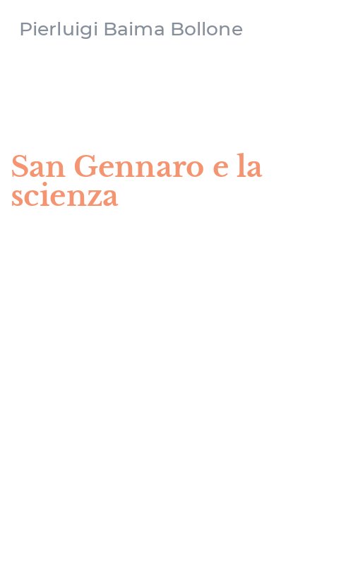 San Gennaro e la scienza