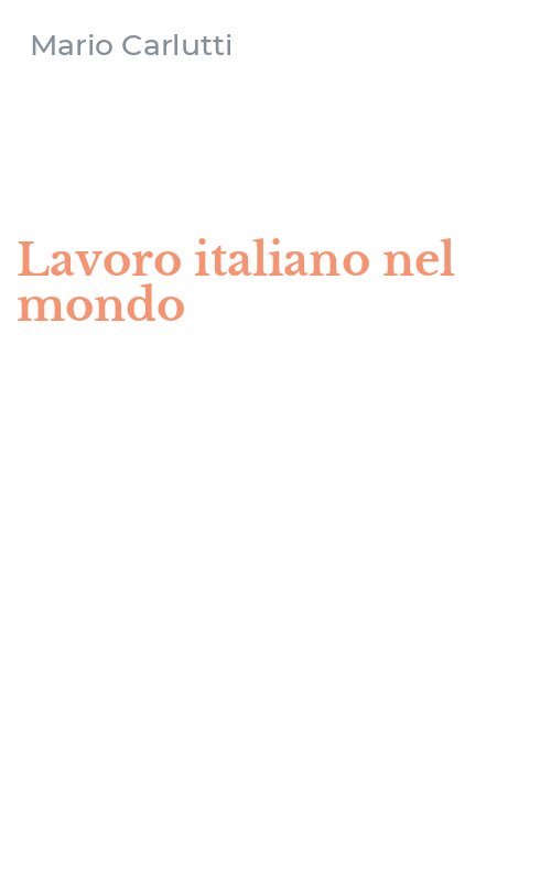 Lavoro italiano nel mondo