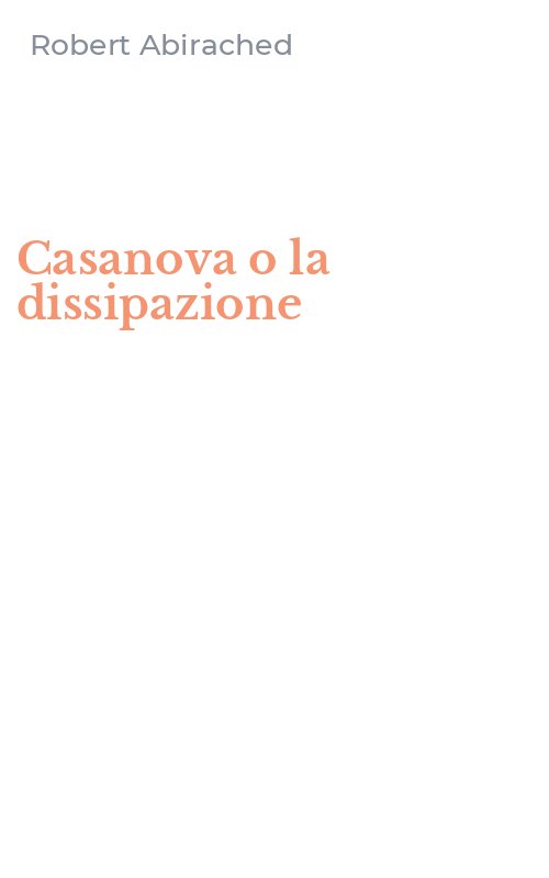 Casanova o la dissipazione