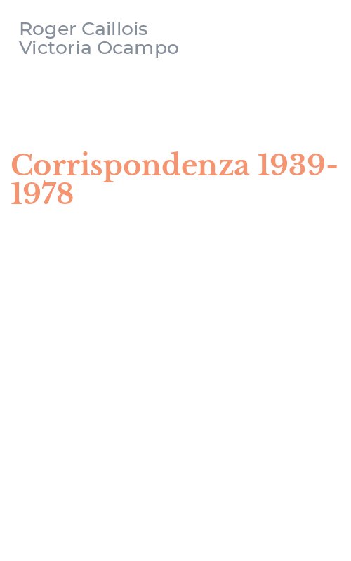Corrispondenza 1939-1978