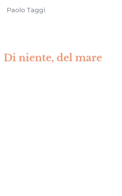 Di niente, del mare