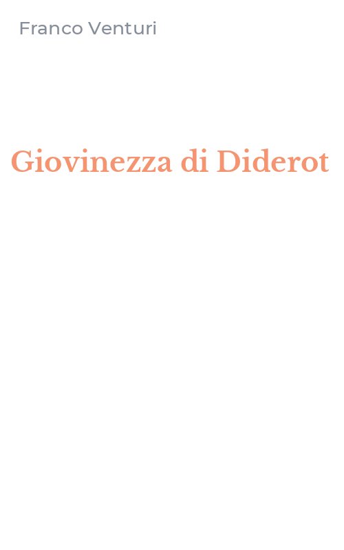 Giovinezza di Diderot
