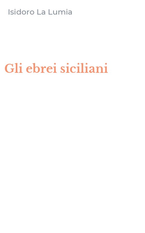 Gli ebrei siciliani