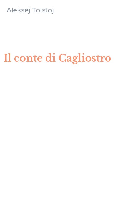 Il conte di Cagliostro