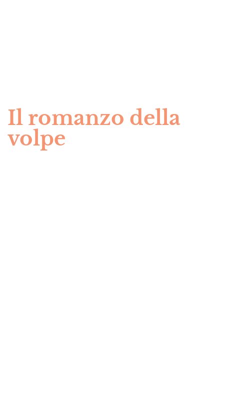 Il romanzo della volpe