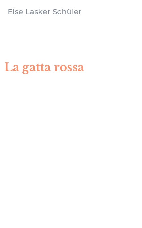 La gatta rossa
