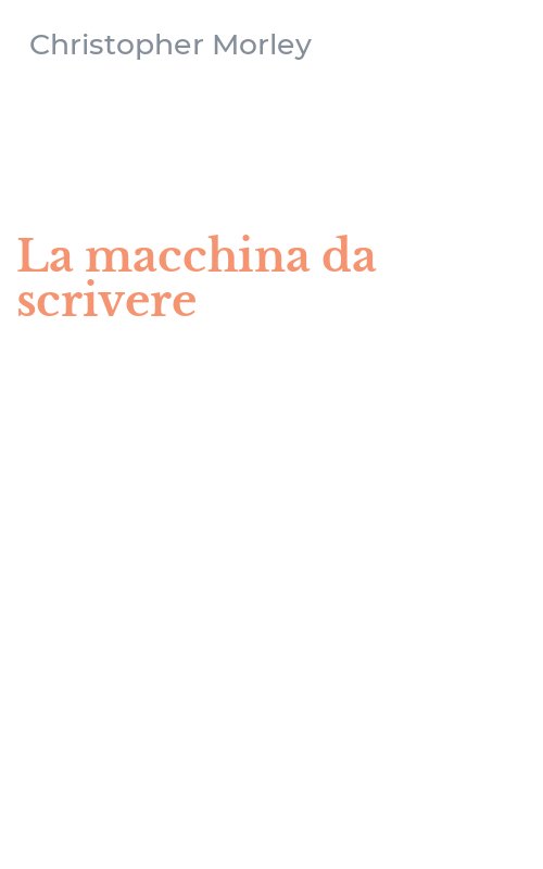La macchina da scrivere