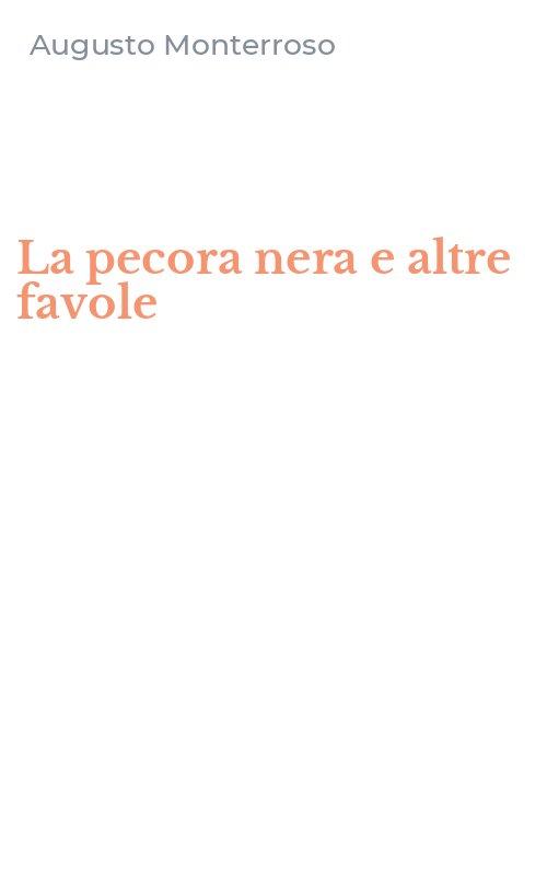 La pecora nera e altre favole