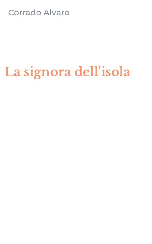 La signora dell'isola