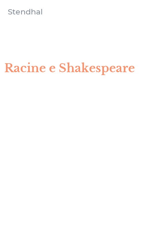 Racine e Shakespeare