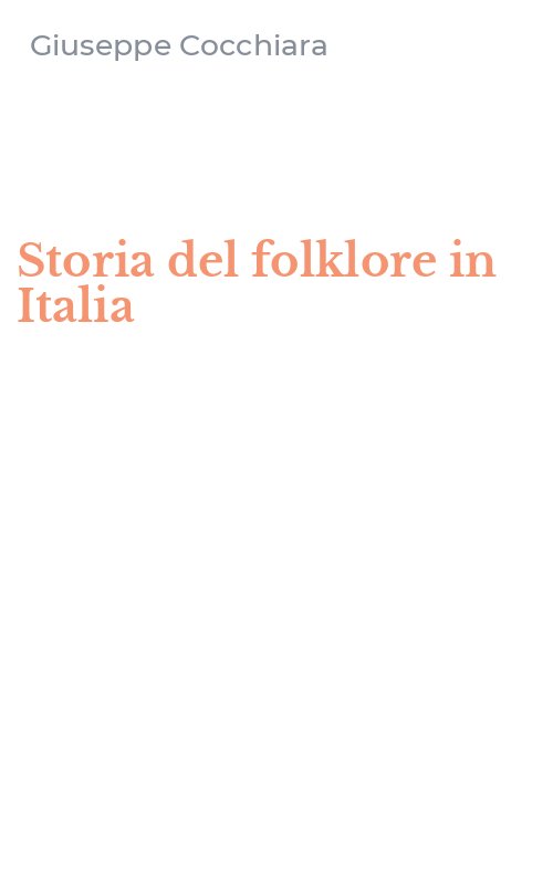 Storia del folklore in Italia