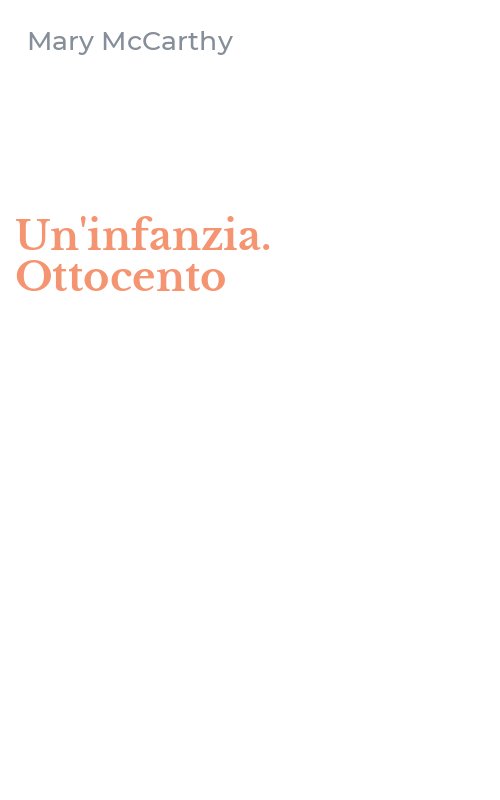 Un'infanzia. Ottocento