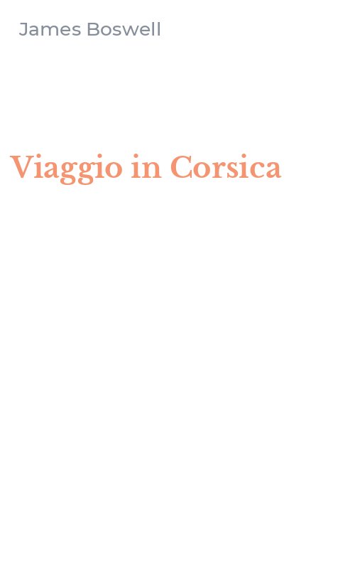 Viaggio in Corsica