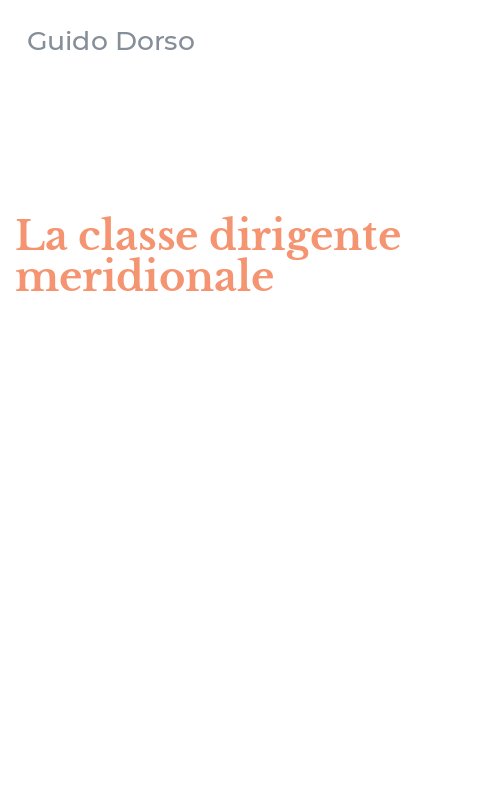 La classe dirigente meridionale