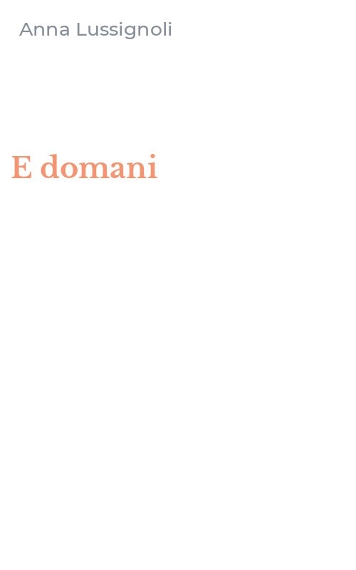 E domani