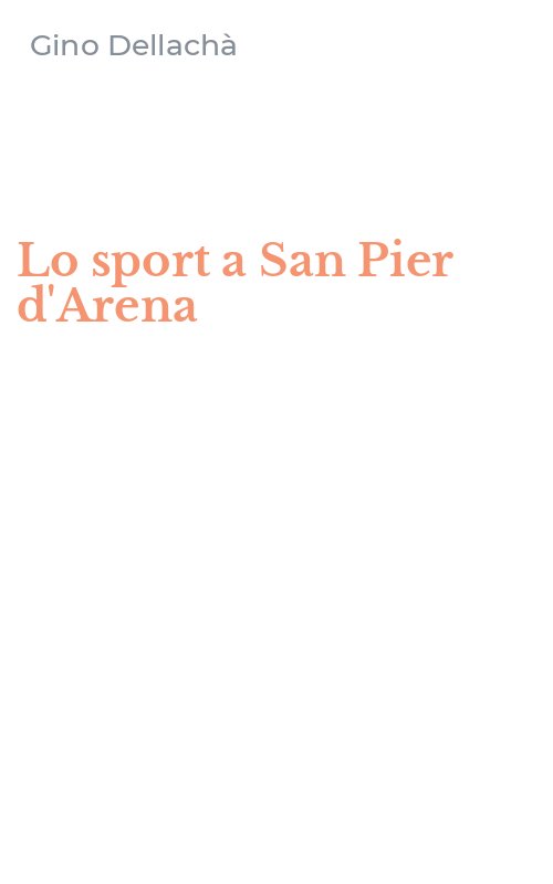 Lo sport a San Pier d'Arena
